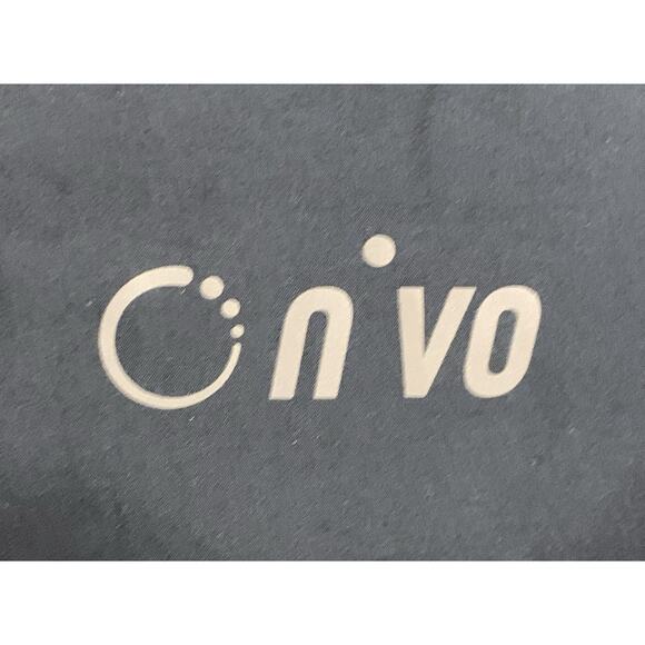 Womens Medium NVO Navy Blue Golf Vest with Zipper, Snaps and Faux Fur Trim Colla - Picture 11 of 13